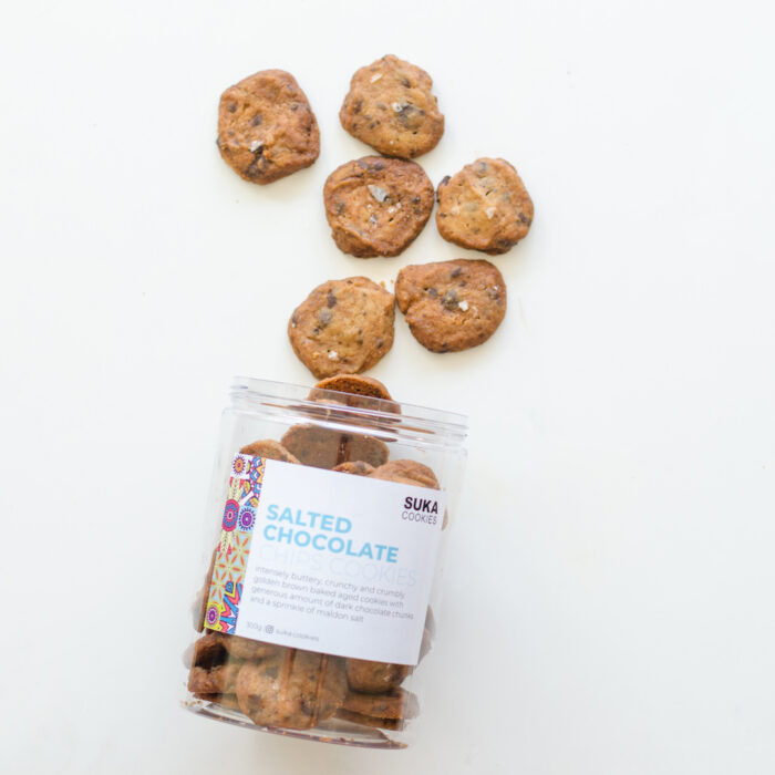 Salted Chocolate Chip cookies